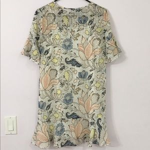 Soft pastel colored light dress